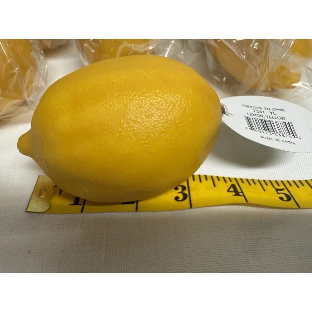 Winward Produce Lemon Faux Fruit Realistic Simulation Hand Painted Prop Decor 10